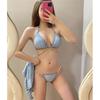 2025 Women's Summer Split Bikini Set: Sexy Beach Vacation Three-Piece Swimsuit