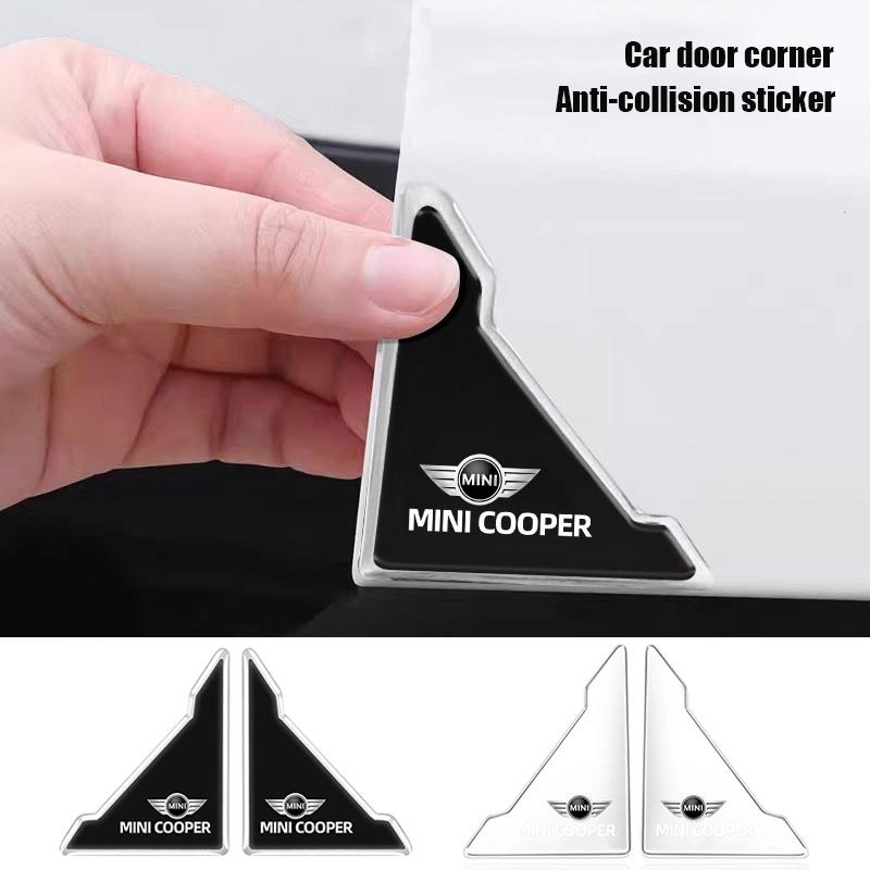 BERV3 Car Stickers Door Corner Anti-collision Silicone Stickers For BMW Mini Cooper One JCW WORKS F54 F55 F56 F57 F60 R50 Car Supplies