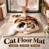 Diatomaceous Earth Bathroom Carpet Realistic Bedroom Door Rug Cute 3D Cat Floor Mat Home Decor