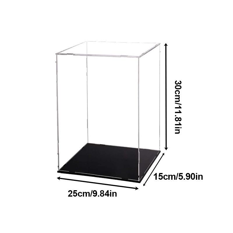 Акриловая витрина разных размеров для коллекционных предметов Сборная прозрачная акриловая коробка Защитная витрина для фигурок Организация игрушек 251530cm 1770₽