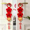 Chinese Style New Year Doorknob Pendant Tassel Door Handle Decoration  Home Living Room Decor