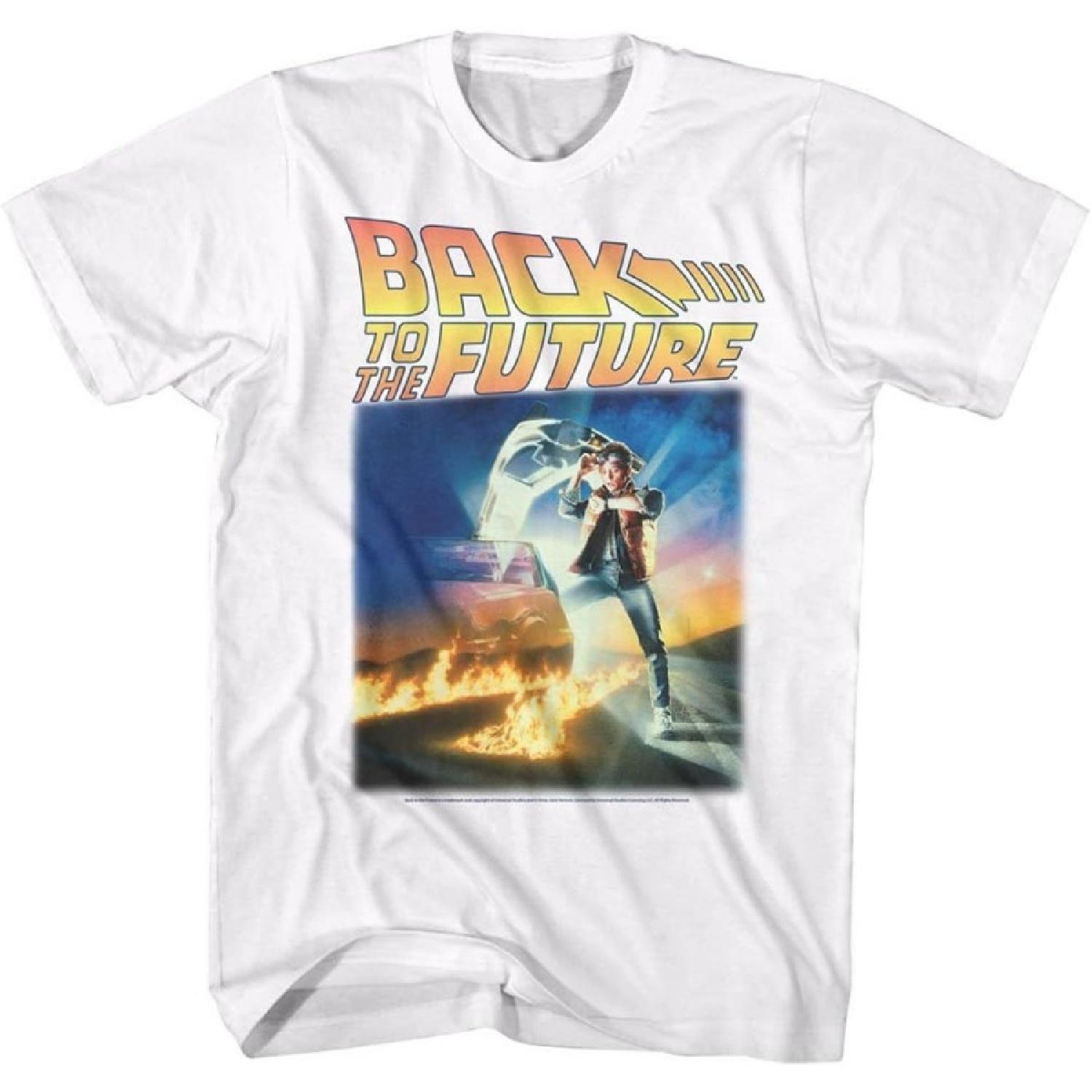 Back to the Future Mens This Time T-Shirt S