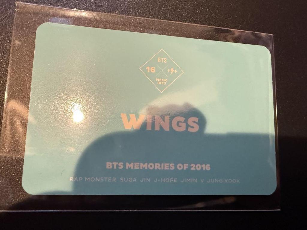 [USED] BTS Memories 2016 Trading Cards - Tae, Jin, Hoseok