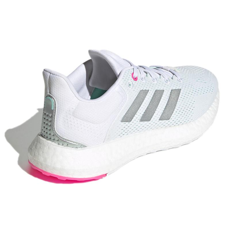Adidas Pureboost 21 Weiß Silber Mint Damen-Sneaker GY5097