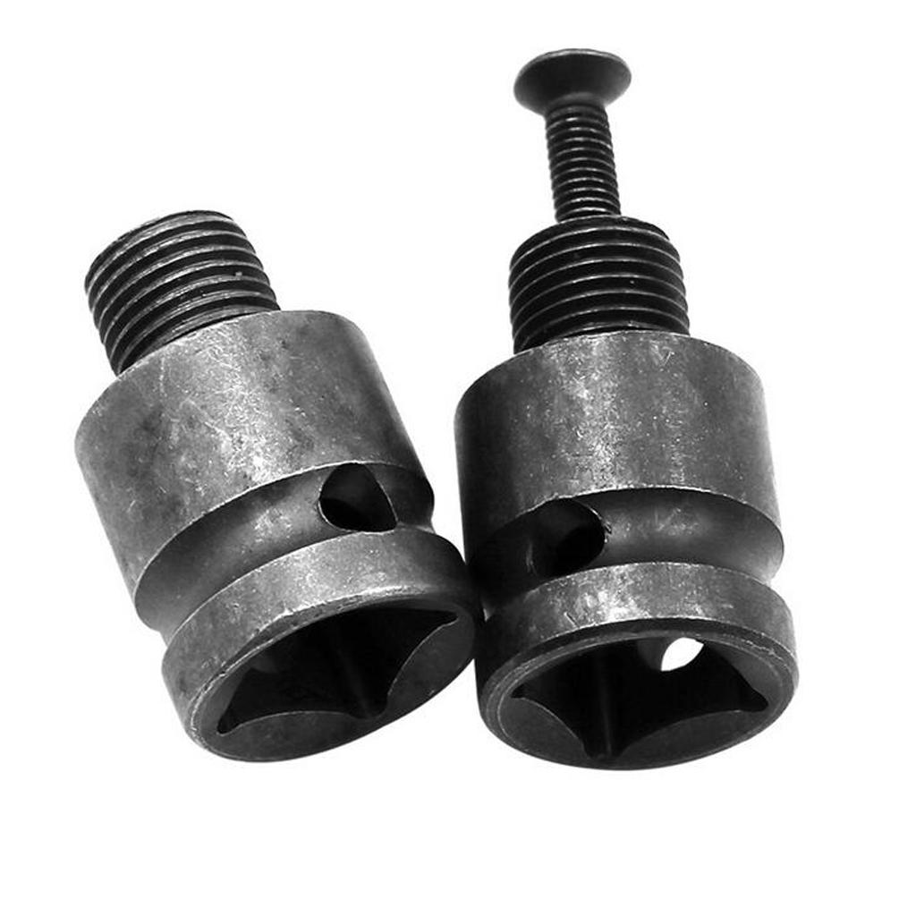 Chuck Converter 1/2 '' Drill Adapter with Screw-gray