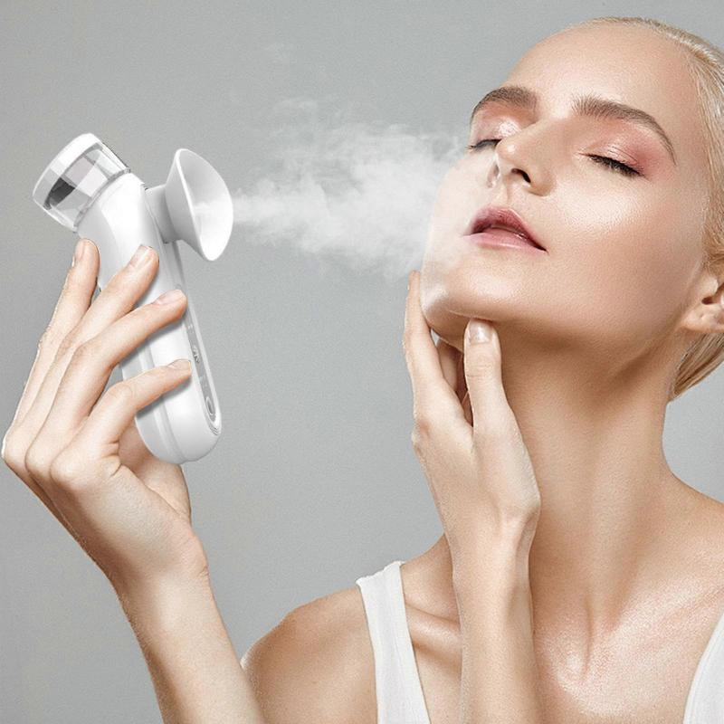 Dampfgerät für trockene Augen, Handheld-Augensprühgerät mit Warm- und Kaltkompressen-Modi, Gesichts-Augen-Entlastungs-Dampftherapiegerät zur Befeuchtung