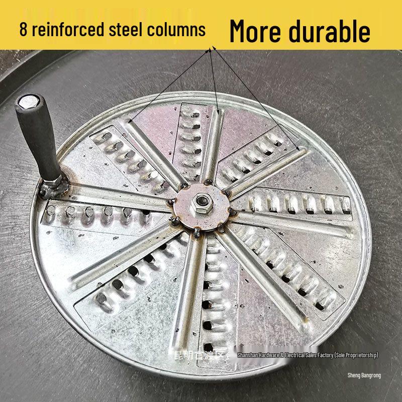 Landwirtschaftlicher Handkurbel-Häcksler: Maniok, Süßkartoffel, Rettich, Kürbis und Kartoffelhackgerät.