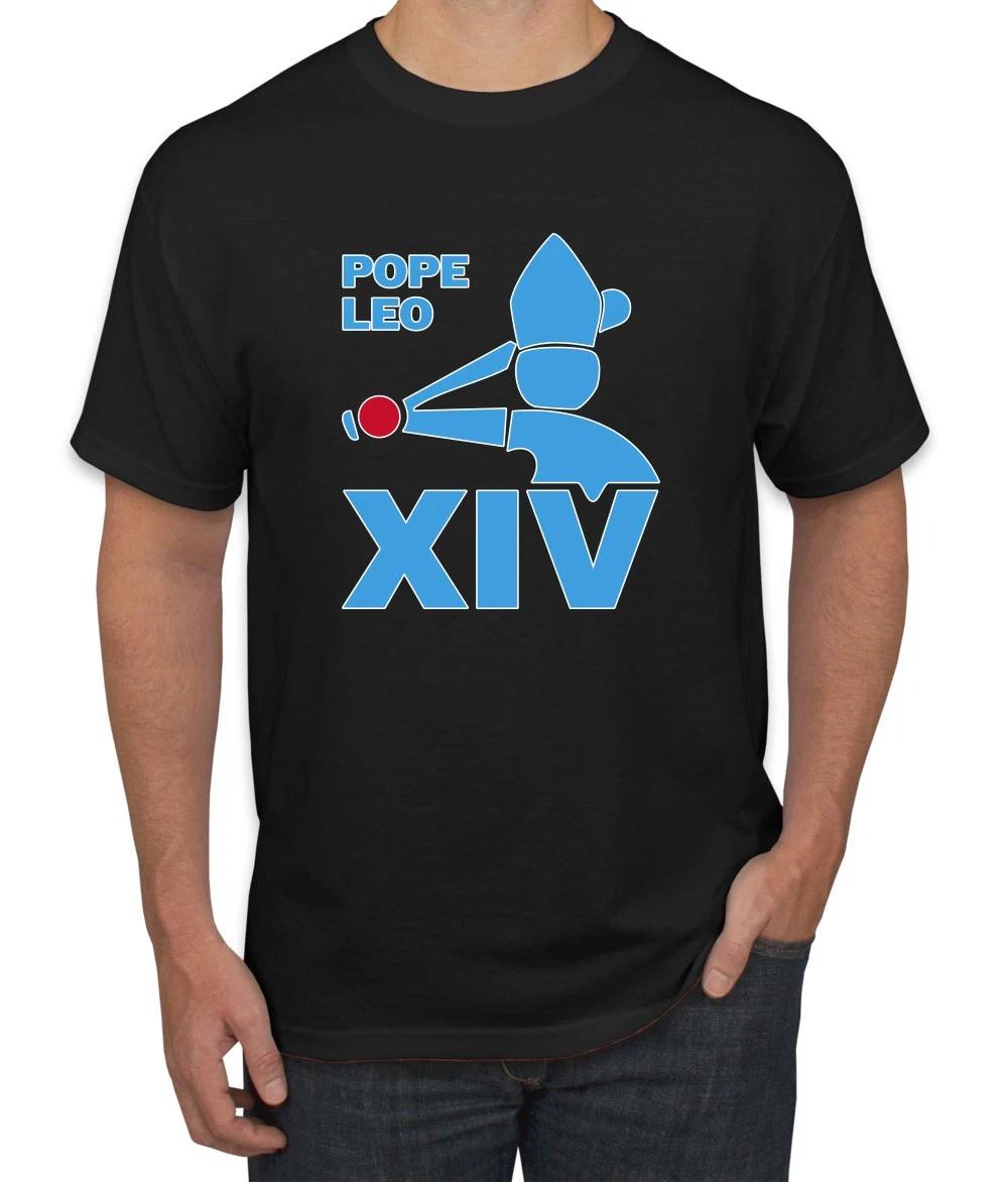 Chicago Pope Leo X1V Funny Classic Retro Baseball Logo Men s T- Shirt S