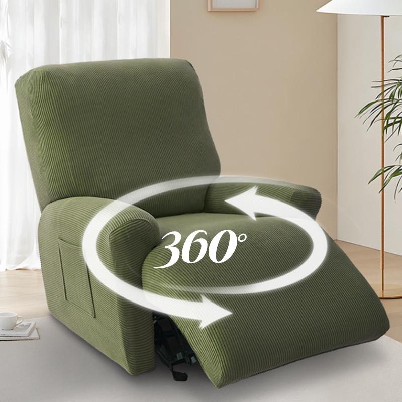 Stretch Recliner Chair Cover Soft Elastic Single Sofa Cover Chaise Longue Cover Home Office Decor Armchair Slipcovers