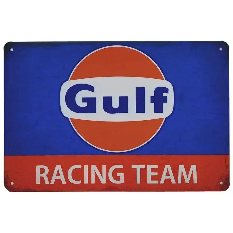 Vintage MOTOR OIL Metal Tin Sign Plaque RACING TEAM Decorative Plates For Garage Club Man Cave Bar Pub Hotel Cafe Wall Decor