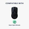 kwmobile Mouse Grip for Razer Viper Ultimate - Anti-Slip Grip Tape, Pre-Cut, 0.5mm Thick, Black