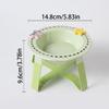Anti Slip Cat Food Water Bowl Anti Vomiting Elevated Pet Feeder Bowl Ceramic Cat Bowl  Pet Supplies
