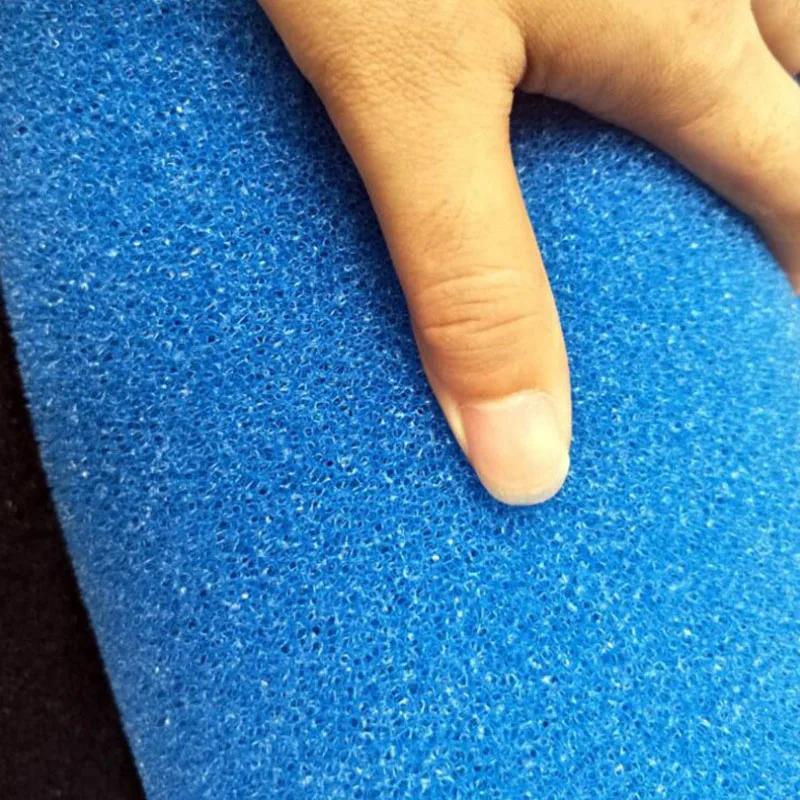 Black, Blue, Yellow 50cmx50cmx2cm Filtration Foam Aquarium Fish Tank Biochemical Filter Sponge Pad Skimmer Sponge Supply Tank