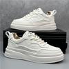 Men's Luxury Designer White Lace Up Platform Shoes Male Causal Flats Moccasins Sports Walking Sneakers Zapatos Hombre