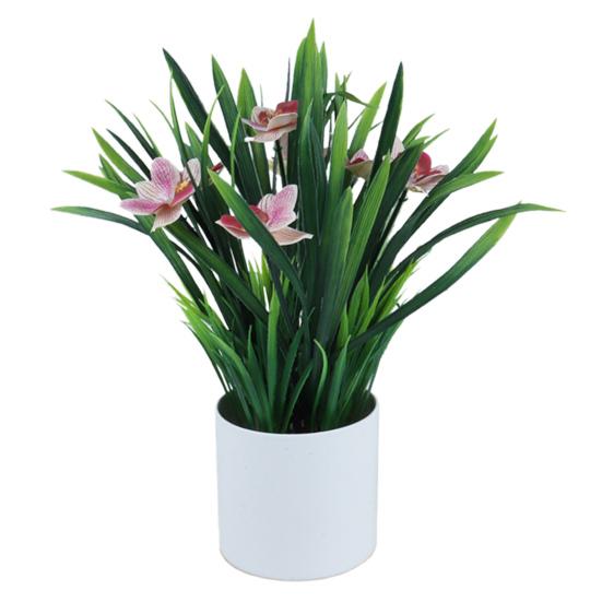 Useful Artificial Potted Plant Portable Plastic Decorative
