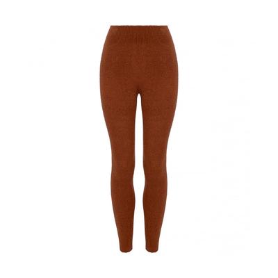 Triumph Sloggi Whip Touch Knit 3279 Size 9-Length Pants, (French Cinnamon), M/LL