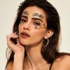 10sheets Rainbow Face Stickers| Colorful Heart, Butterfly, Flower & Swan Designs| Party Festival Temporary Tattoos & Body Art