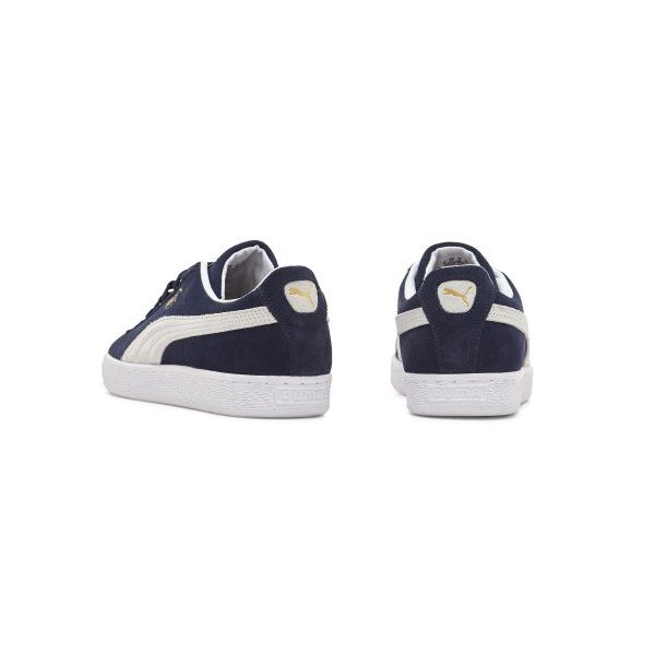 Puma Suede Classic 21 Παλτό Μπιζέ Unisex Αθλητικά Παπούτσια Μπλε Λευκό 374915-04