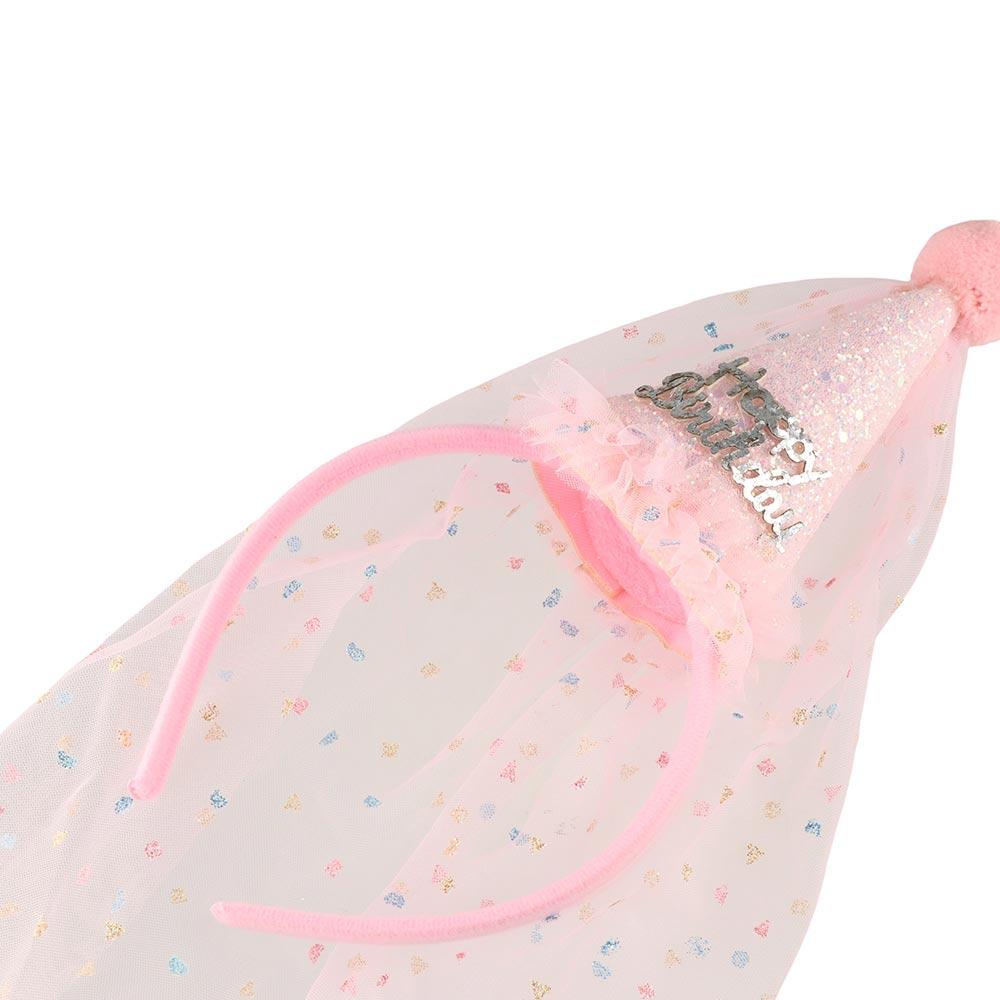 Birthday Hat Hair Decor Hair Accessories Girls Hair Hoop Korean Style Headband Birthday Hairband