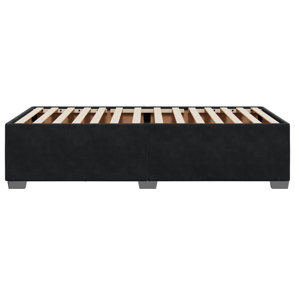 Bed Frame Black 80x200 cm Velvet