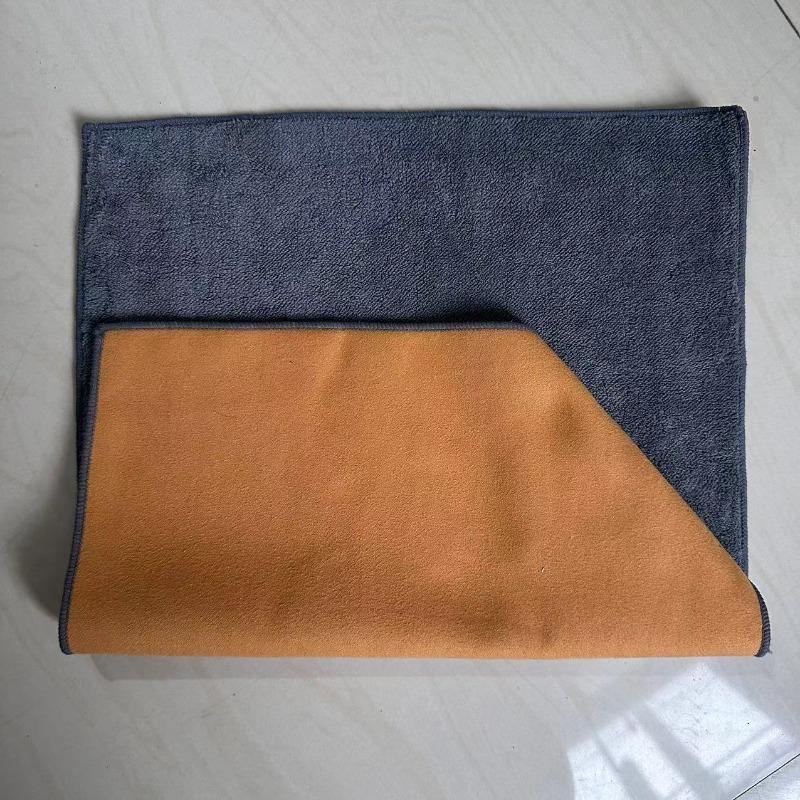 Suede Car Towel Car Wash Towel Double-sided Cleaning Cloth Absorbent Car Wash Towel
