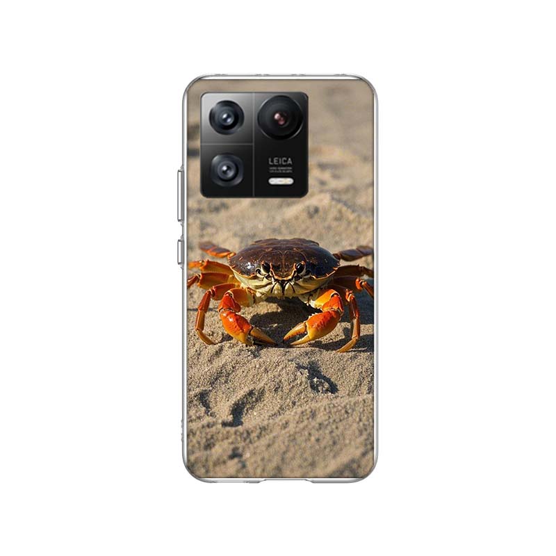 Unique Animal Crab Phone Case For Xiaomi Poco F7 Ultra X7 X6 M8 M7 M6 M4 M3 Pro X4 Mi 15 15T 14 14T 12T 12S 10T Pro 12 11 Lite C