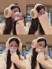 Maillard Brown Plush Earmuffs - Cute, Warm Ear Protection for Winter Cycling