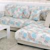 Pastoral Polyester Cotton Fabric Sofa Cover Slipcover On The Corner Sofa Armrest Towel Couch Cover Four Seasons Home Textile