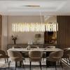 Nordic Designer Luxury Glucose Living Room Chandeliers Bedroom Warm Romantic Home Decoration Tassel Crystal Pendant Lights LED