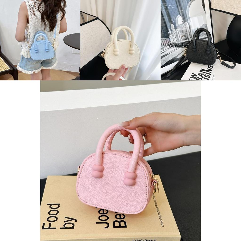 Cute Mini Shoulder Bag 2024 Spring Summer New Simple Solid Color Crossbody Bag In Chic Candy Colors