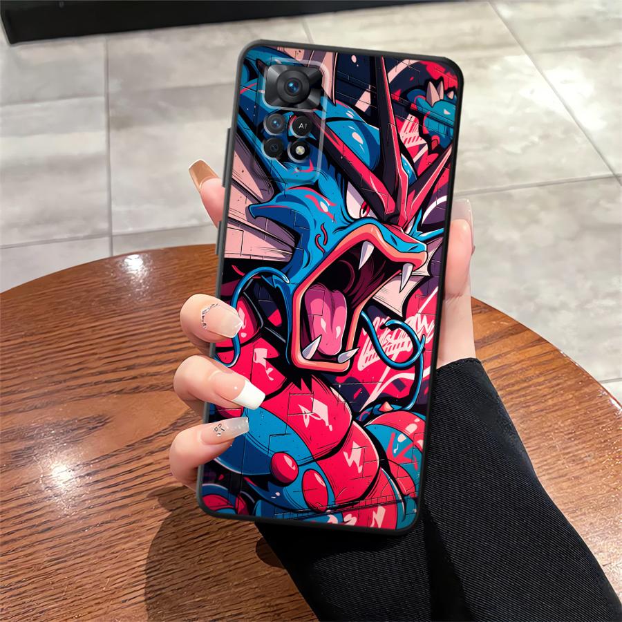 Cool Pokemon Pikachu Case for Xiaomi Redmi Note 7 8 10 14 12 Pro 10S 9S 11 11s 12s 9 13 Pro Plus Funda Phone Cover