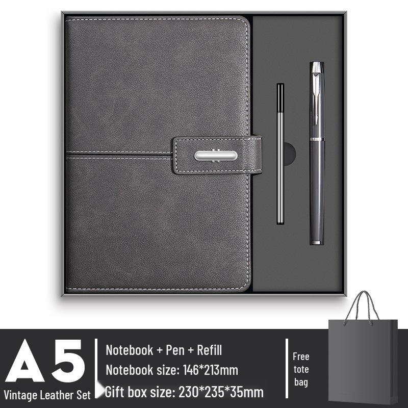 Elegant Business Notebook Gift Set - Office, Meeting, Study, Corporate Souvenir