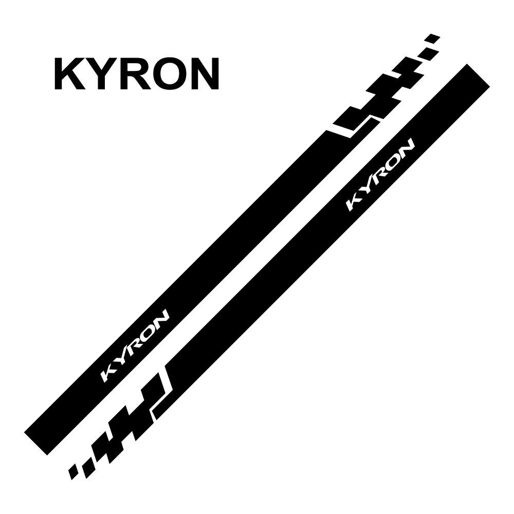 BIA1 For SsangYong Rexton Korando Sports Tivoli Musso Kyron Actyon Car Door Side Stickers Automobile Wrap Decals Styling Accessories