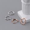 Drainage Mobius Earrings Women'S Twist Ear Buckles High-Quality Temperament Earrings High-Quality Stall