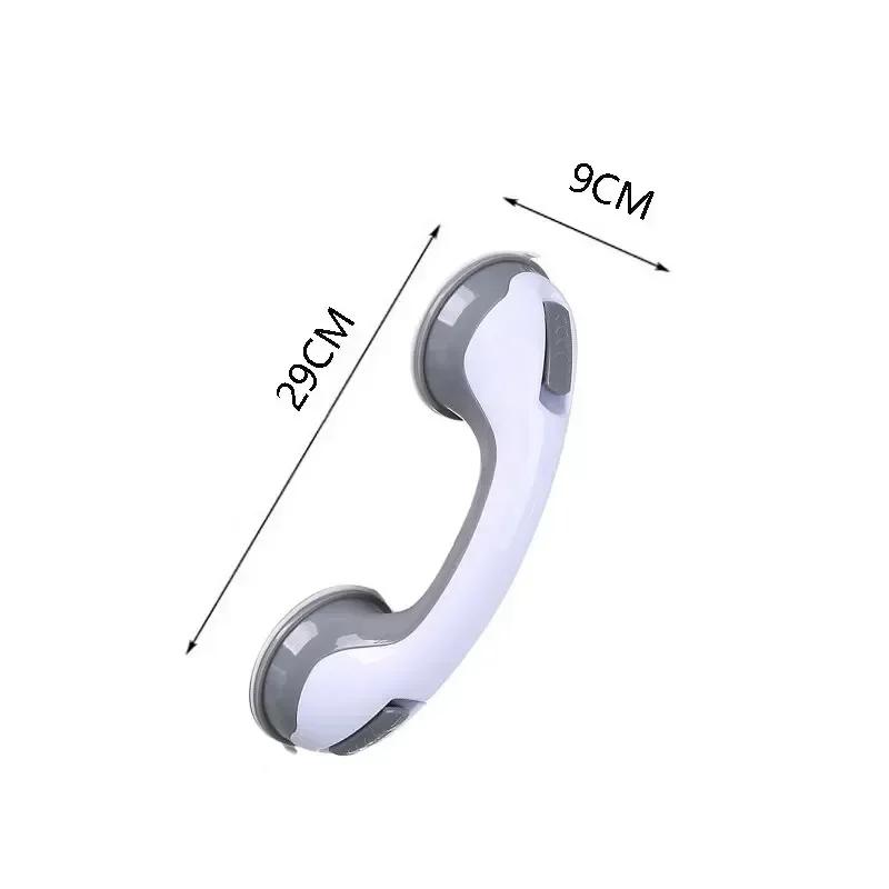 Shower Handle Safety Helping Handle Anti Slip Support Toilet Bathroom Safe Grab Bar Handle Vacuum Sucker Suction Cup Handrail