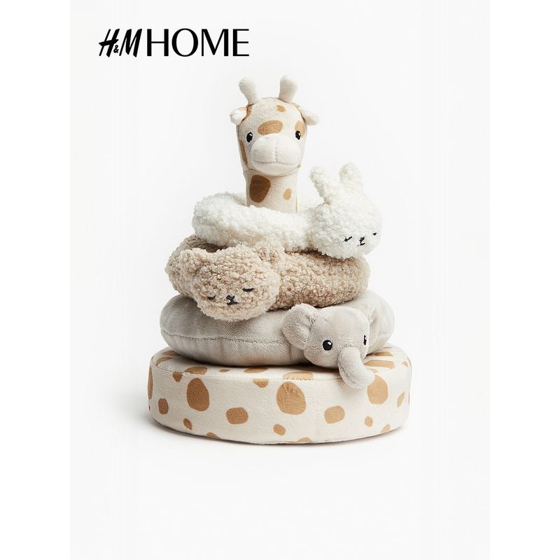 

Hm2025 Летнее Новое Поступление Домашнее Украшение Мягкие Штабелируемые Игрушки 1230838 Light beige/Animal