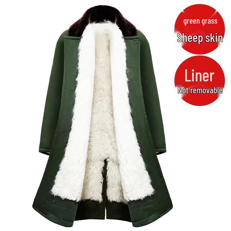 Lvdun Men s Winter Wool Military Overcoat S