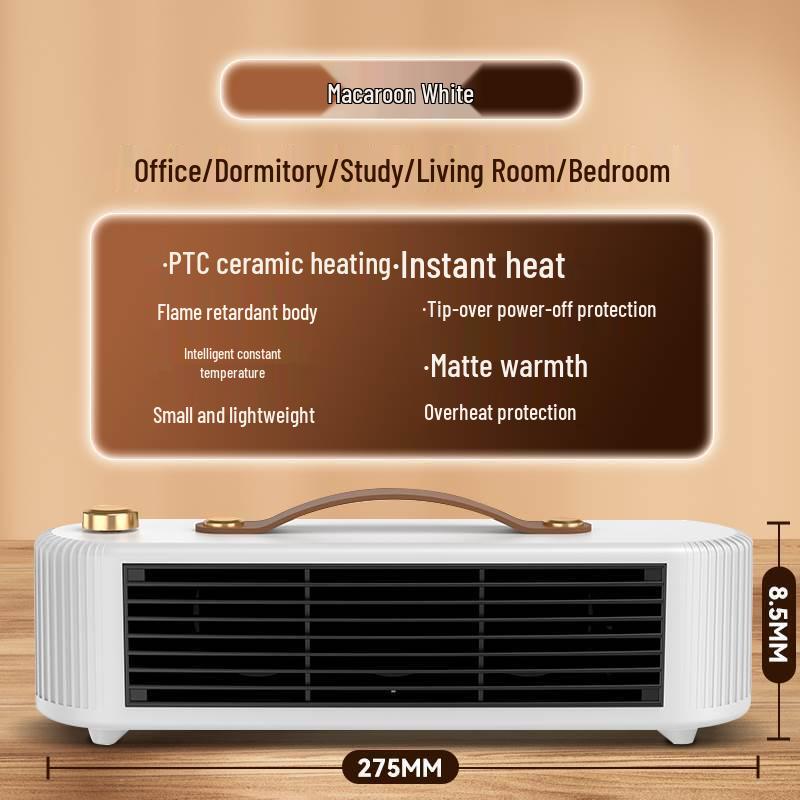 

Portable High-Power PTC Ceramic Electric Desktop Heater for Home Regular Domestic Version