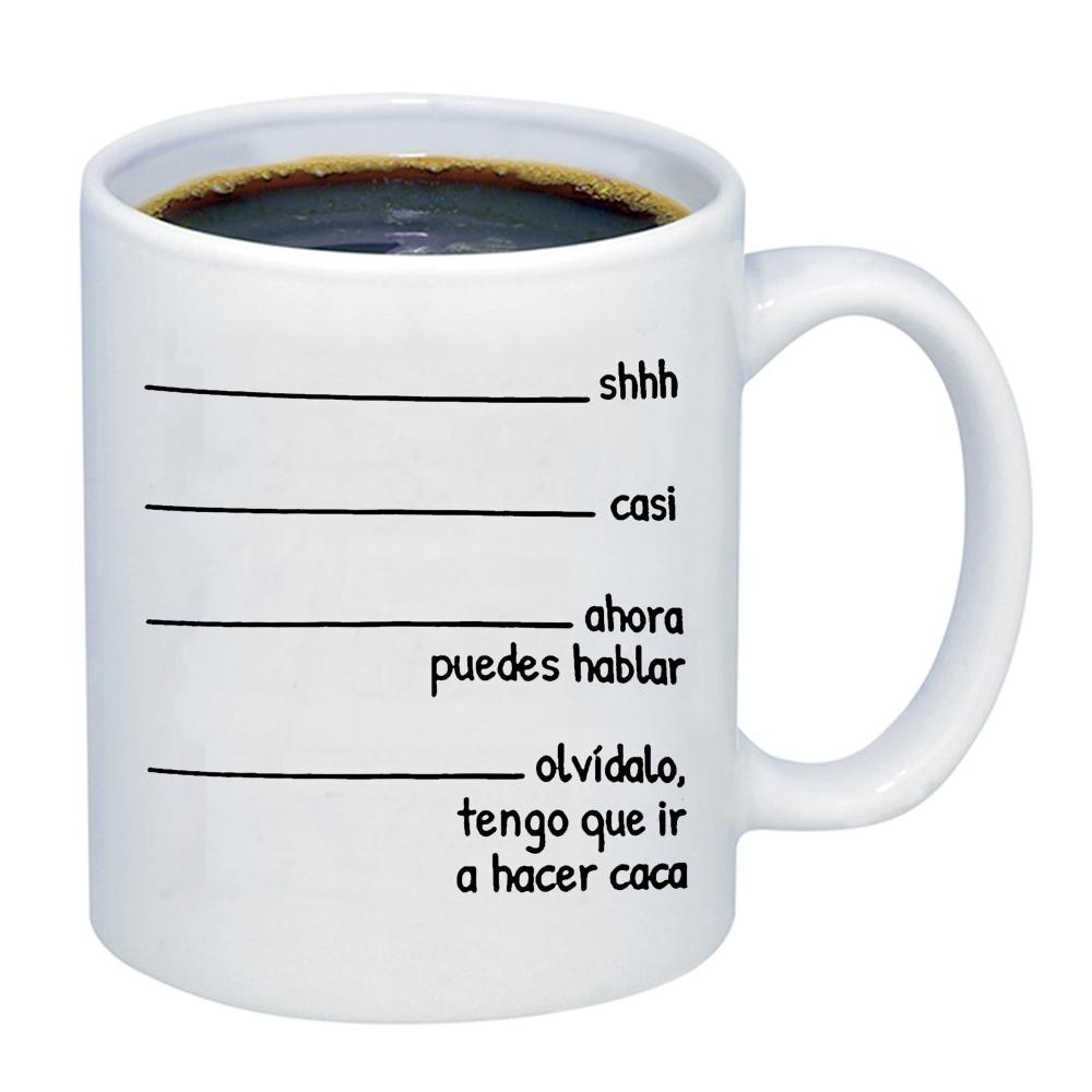 Funny Mug Shhh Almost Now You May Speak I Have To Go Poop 11 Oz Ceramic Coffee Mug Drop Shipping 301-400ml