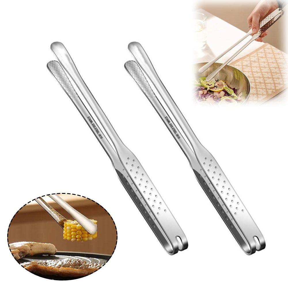 Non-Stick Barbecue Clip Stainless Steel Grill Tongs BBQ Clip  Cooking Tools for Grilling Bakery
