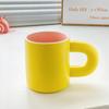Korean Mug Niche Design Sense Ceramic Cup for Girls' Office High value Coffee Milk Cup