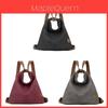 Canvas Tote Bag For Women With Zipper Pockets Urban Casual Stylish Medium Capacity