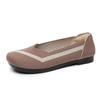 Summer new women's fashion casual fly-woven shoes flat bottom breathable shallow mouth single shoes non-slip one pedal