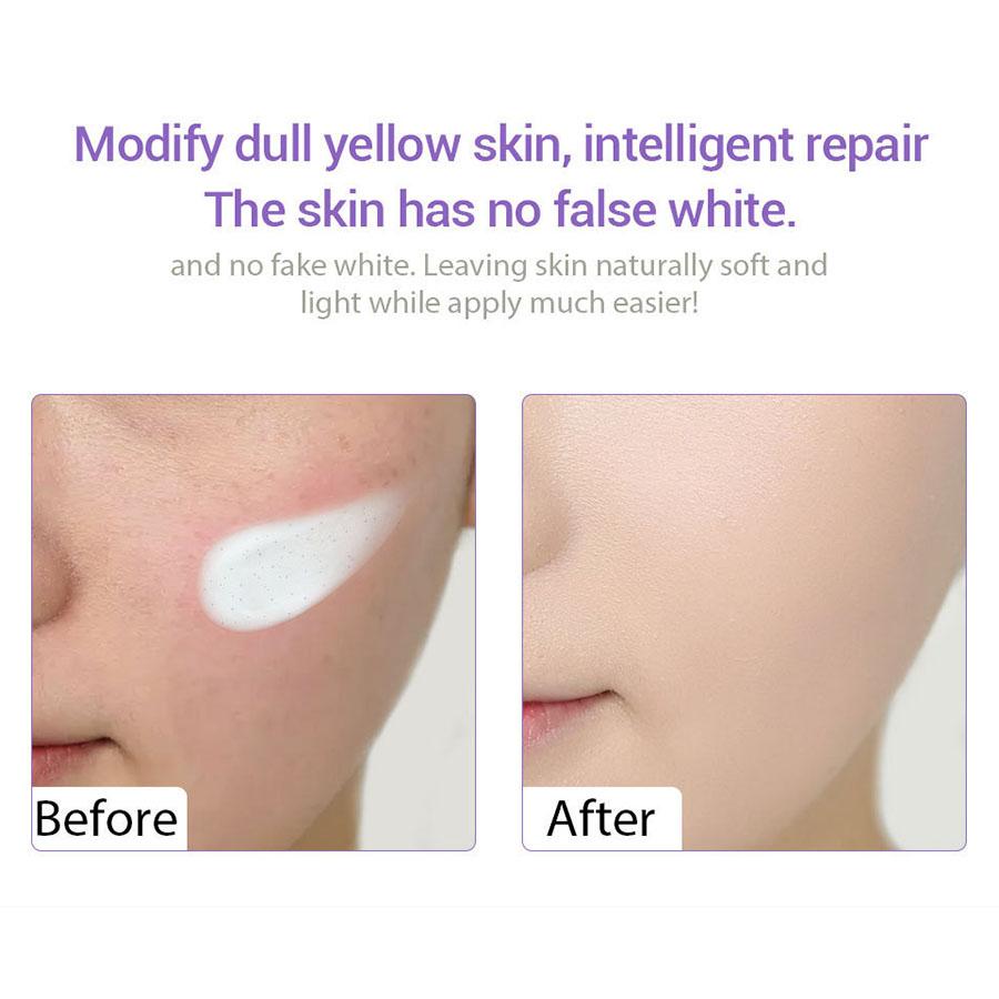 LANBENA Krem bazowy z filtrem przeciwsłonecznym Dostępny w dwóch kolorach 40 ml