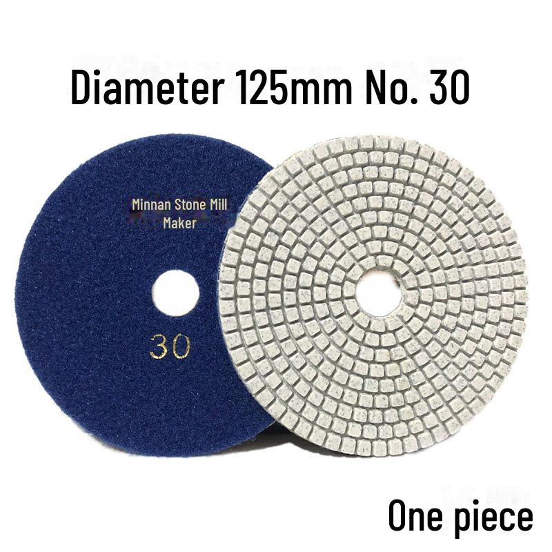 

5 125 мм водяний шліфувальний диск для ремонту каменю, мармуру та кутової шліфувальної машини 30#