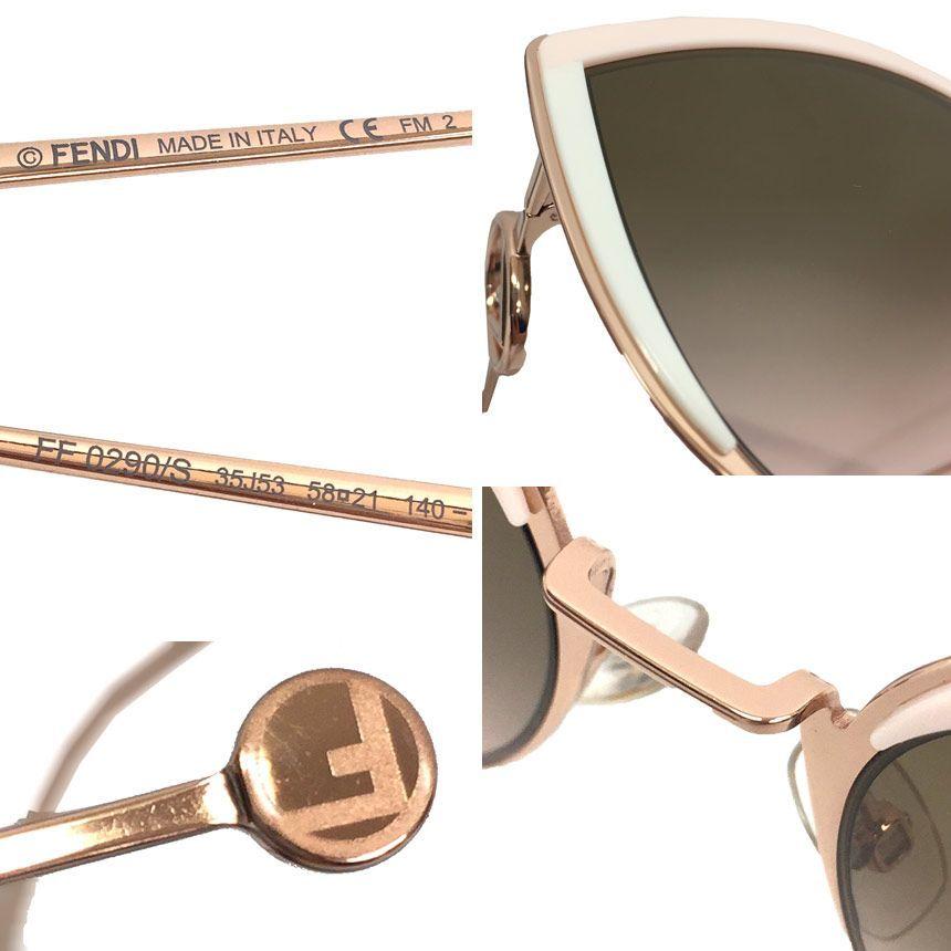 Used FENDI Sunglasses FF0290/S Cat Eye aq10327