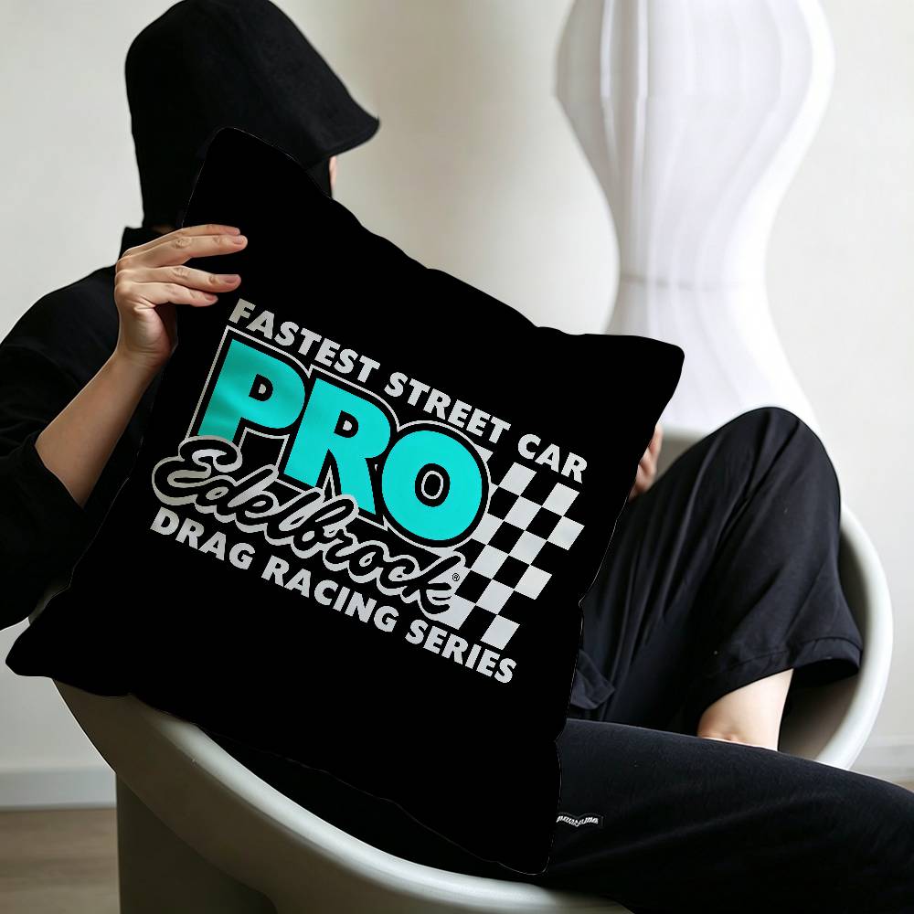 Racing Car E-Edelbrocks Personalized picture text home decorative pillows Household Gifts 45x45cm