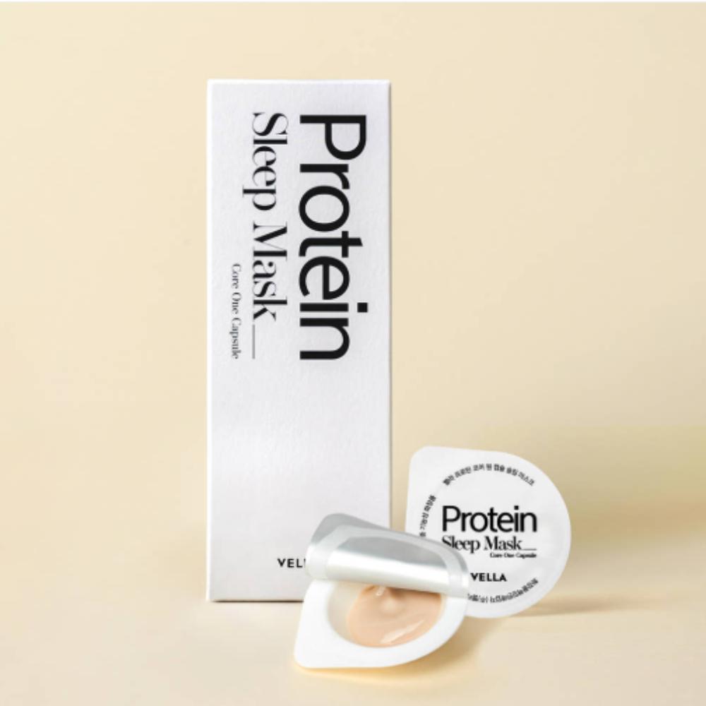 

VELLA Protein Core One Capsule Sleep Mask (10 Packs) — Overnight Repair & Nourishing Care