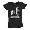 26 Funny Women's Shirts Women Top Black Owl Funny Sayings Funny Cool Tops- Unisex T-Shirt