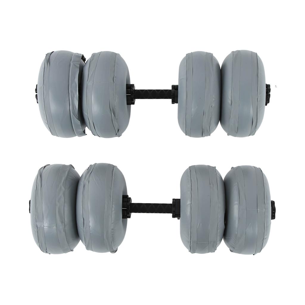 30kg Adjustable Travel Water Filled Dumbbells for Men Women Arm Muscle Training Home FitnessGray